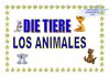 DIE TIERE. LOS ANIMALES